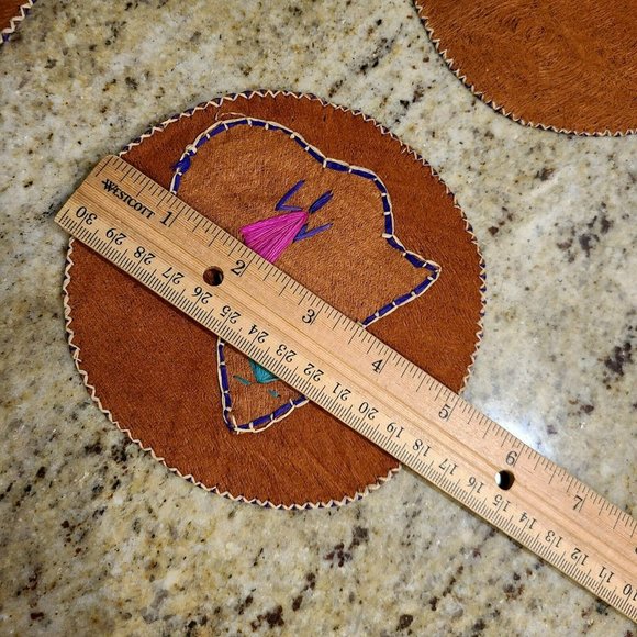 Handmade Dining Vintage African Placemats Coasters And Centerpiece